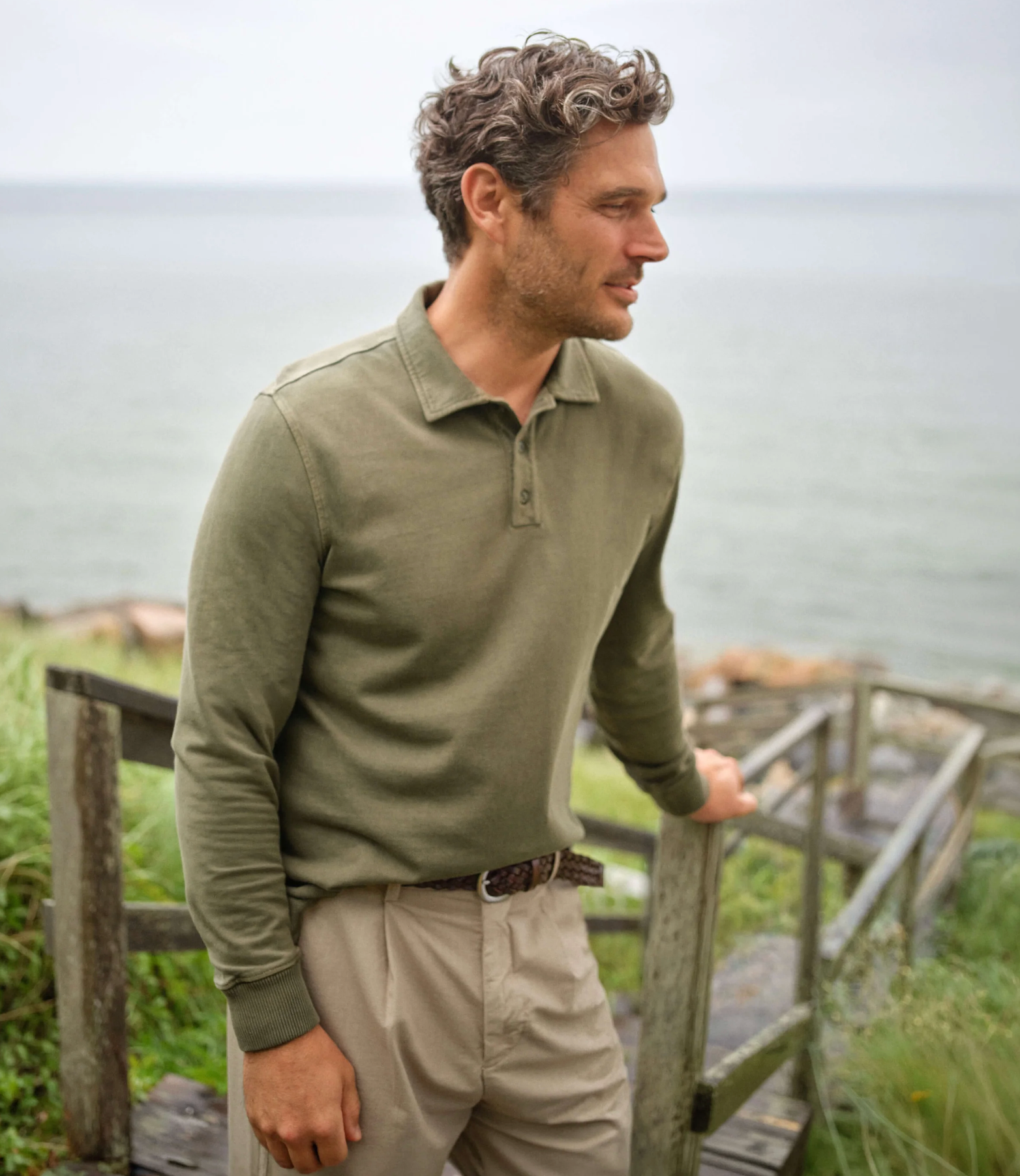 Caza Rugby Polo - Olive