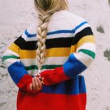 Louise Mockneck Sweater - Primary Stripe