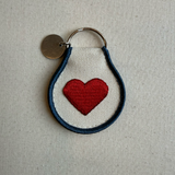 Patch Keychain - Classic Heart