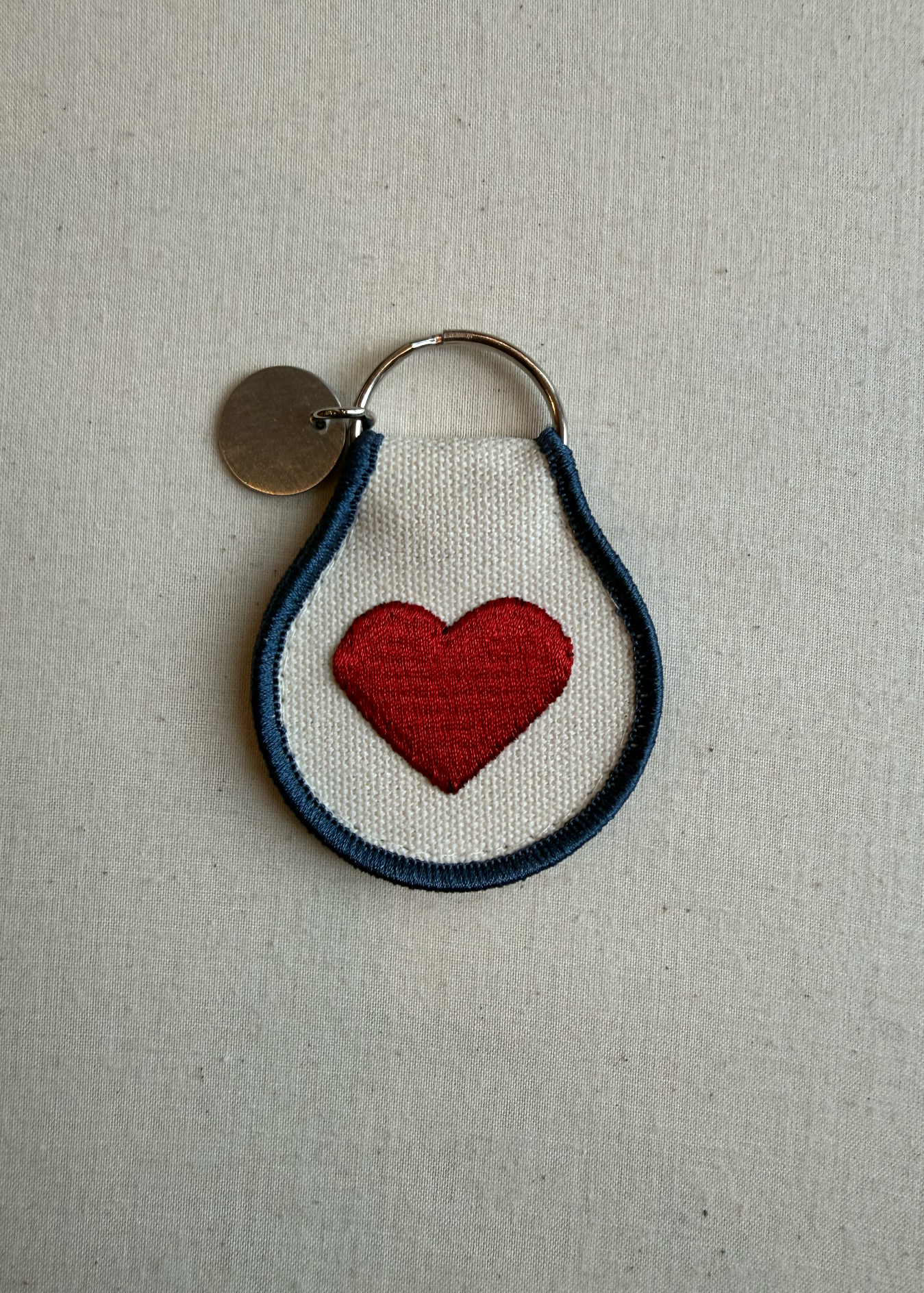Patch Keychain - Classic Heart