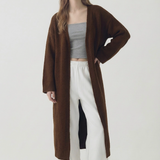 Everyday Ease Long Cardigan - Brown