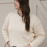 Cotton Fisherman Sweater - Naturel