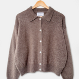 Lou Cashmere Cardigan - Frappe