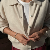 Lou Cashmere Cardigan - Oatmeal