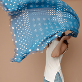 Big Honcho Bandana - Dot Azure