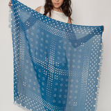 Big Honcho Bandana - Dot Azure