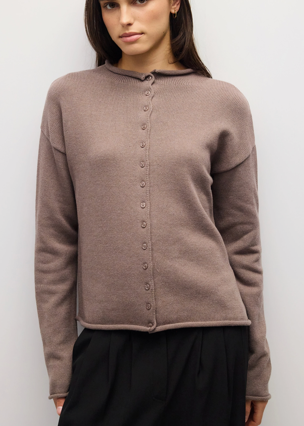 Marlo Cardigan - Taupe