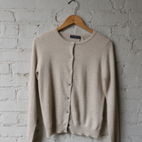 Classic Crewneck Cardigan - Oatmeal