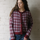 Aomori Cardigan - Bordeaux
