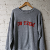 Oversized Crew Sweatshirt - Heather Grey