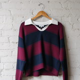 Varsity Sweater - Maroon / Navy