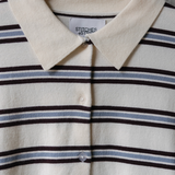 Millie Polo Cardigan - Cream Combo