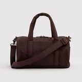 Nylon Duffle Bag - Coffee
