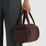 Nylon Duffle Bag - Coffee
