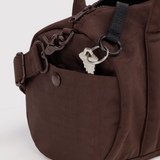 Nylon Duffle Bag - Coffee