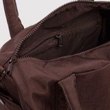Nylon Duffle Bag - Coffee