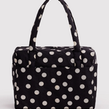 Cloud Carry On - Black / Cream Polka Dot
