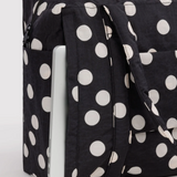 Cloud Carry On - Black / Cream Polka Dot