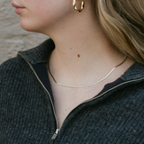 Herringbone Necklace - Gold