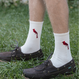 Zoo Crew Socks - Natural Cardinal