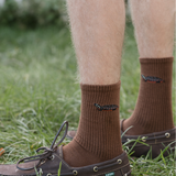 Zoo Crew Socks - Brown Turtle