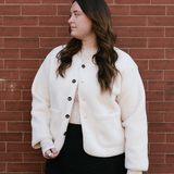 Teddy Jacket - Ivory