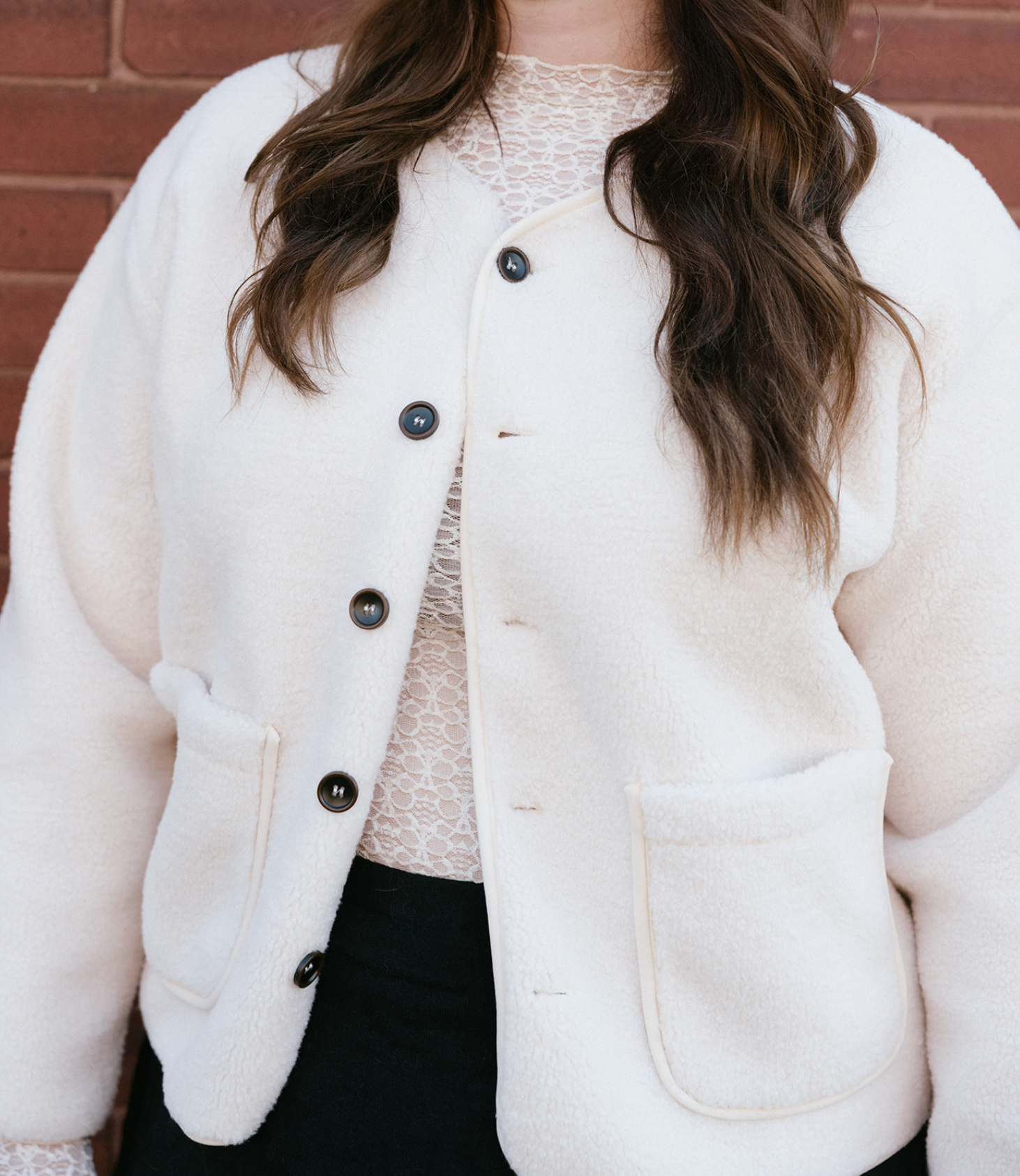 Teddy Jacket - Ivory