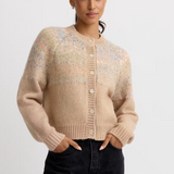 Campbell Cardigan - Almond Combo