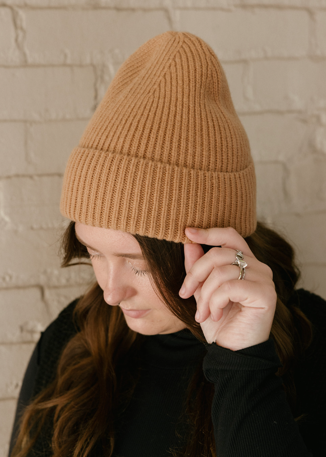 Merino Wool Everyday Beanie - Camel