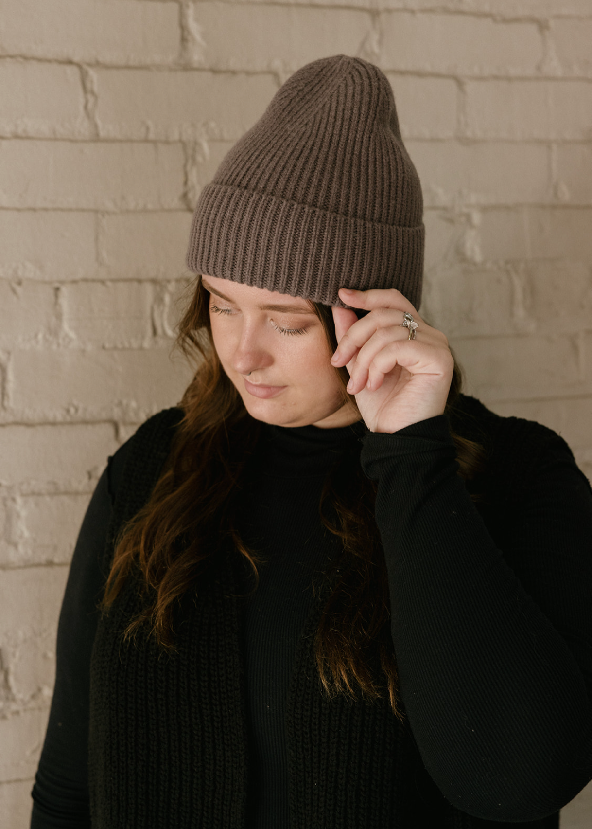Merino Wool Everyday Beanie - Dark Ceramic Gray