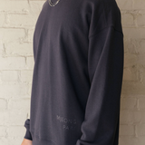 Oversized Sweatshirt - Navy