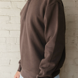 Quarter Zip Fleece - Vintage Black