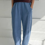 Corduroy Arc Pants - Blue