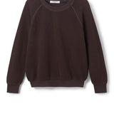 Ziggy Shrunken Crewneck Sweatshirt - Cocoa Powder