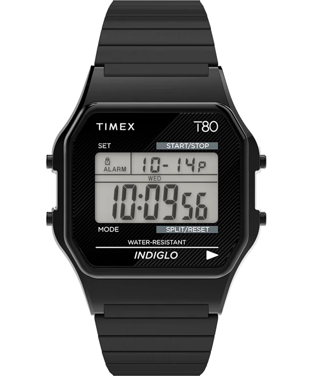 T80 4mm Expansion Band Watch - Black