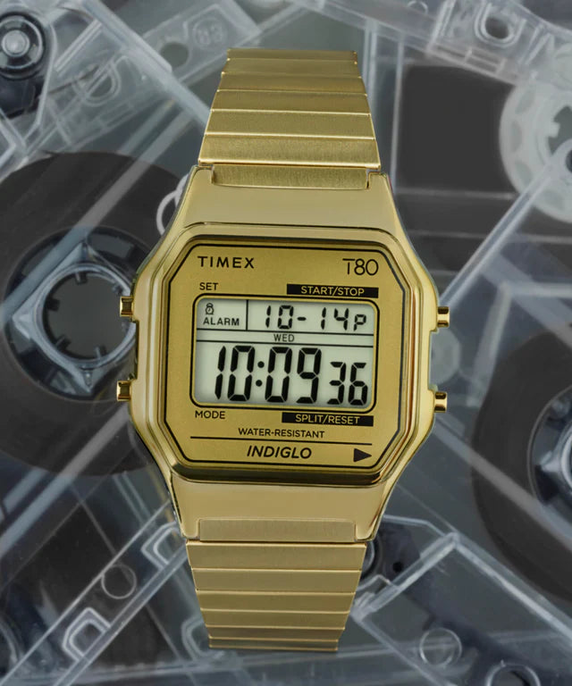 T80 34mm Expansion Band Watch - Gold