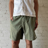 Classic Linen Jam Shorts - Olive