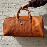 Leather Duffle - Honey