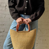 African Bolga Medium Basket Bag