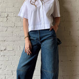 Short Sleeve Button Shirt - White