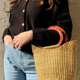 African Bolga Mini Basket Bag