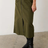Utility Skirt - Olive