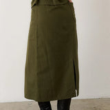 Utility Skirt - Olive