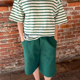 Voyage Tee - Pine Stripe