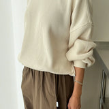 Waffle Core Sweatshirt - Naturel