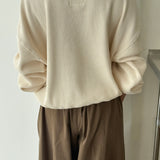 Waffle Core Sweatshirt - Naturel