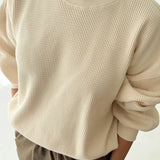 Waffle Core Sweatshirt - Naturel