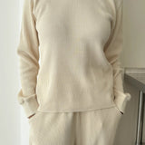 Waffle Fundamental Tee - Naturel