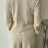 Waffle Fundamental Tee - Naturel