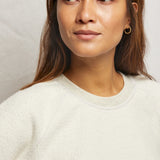 Ziggy Shrunken Crewneck Sweatshirt - Oatmeal